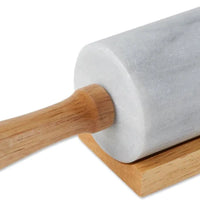 RSVP International - White Marble Rolling Pin - RPW10