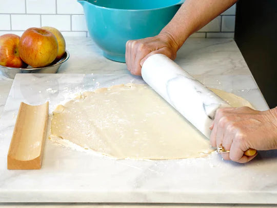 RSVP International - White Marble Rolling Pin - RPW10