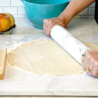 RSVP International - White Marble Rolling Pin - RPW10