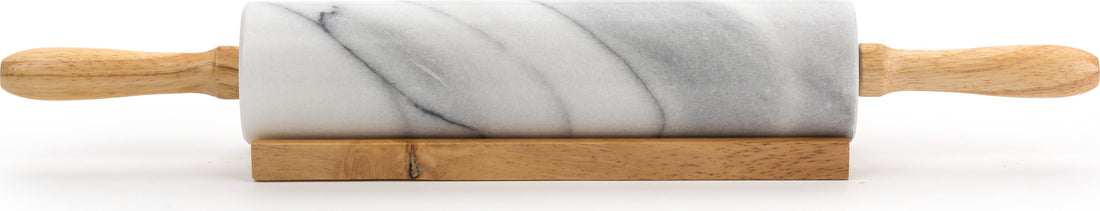RSVP International - White Marble Rolling Pin - RPW10