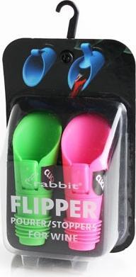 Rabbit - Flipper Pourer/Stoppers, Pack of 2 - W6122