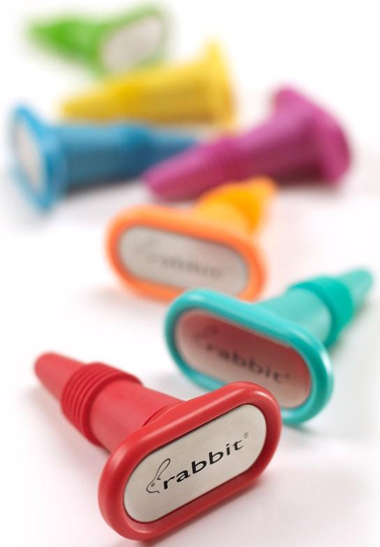 Rabbit - Rabbit Wine Bottle Stoppers (Set of 2) - W6123