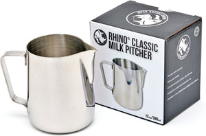 Rhino - 12oz (360ml) Classic Milk Pitcher - RHCL12OZ