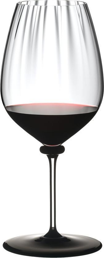 Riedel - Fatto a Mano Performance Cabernet Wine Glass with Black Base & Clear Stem - 4884/0N