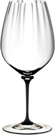 Riedel - Fatto a Mano Performance Cabernet Wine Glass with Black Stem & Clear Base - 4884/0D