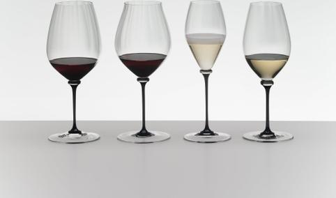 Riedel - Fatto a Mano Performance Cabernet Wine Glass with Black Stem & Clear Base - 4884/0D