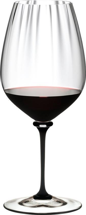 Riedel - Fatto a Mano Performance Cabernet Wine Glass with Black Stem & Clear Base - 4884/0D
