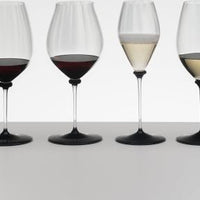 Riedel - Fatto a Mano Performance Champagne Glass with Black Base & Clear Stem - 4884/28N