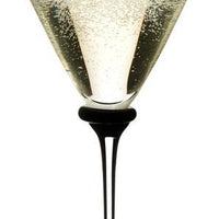 Riedel - Fatto a Mano Performance Champagne Glass with Black Base & Clear Stem - 4884/28N