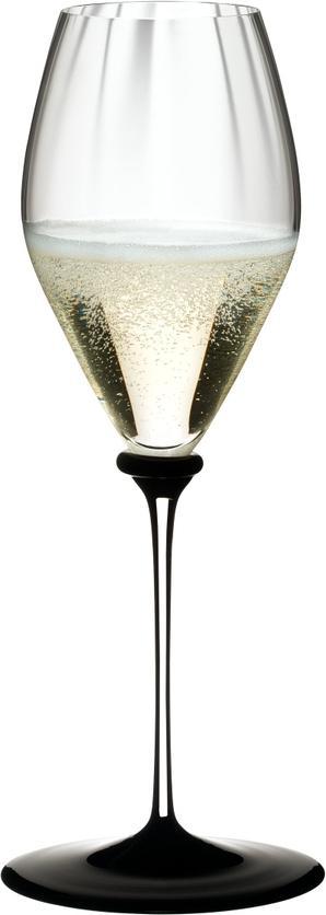 Riedel - Fatto a Mano Performance Champagne Glass with Black Base & Clear Stem - 4884/28N