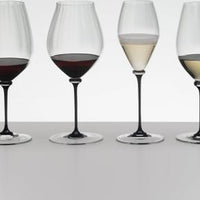 Riedel - Fatto a Mano Performance Champagne Glass with Black Stem & Clear Base - 4884/28D