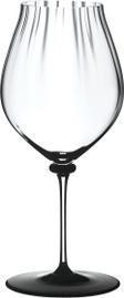 Riedel - Fatto a Mano Performance Pinot Noir Glass with Black Base & Clear Stem - 4884/67N