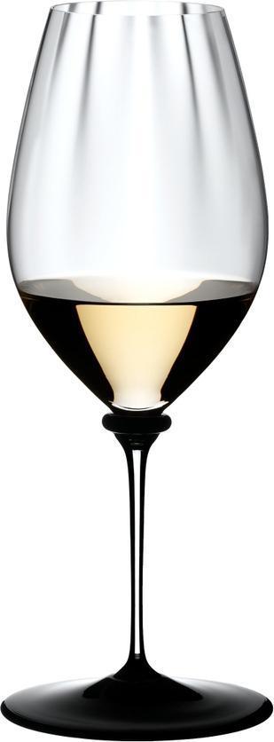 Riedel - Fatto a Mano Performance Riesling Glass with Black Base & Clear Stem - 4884/15N