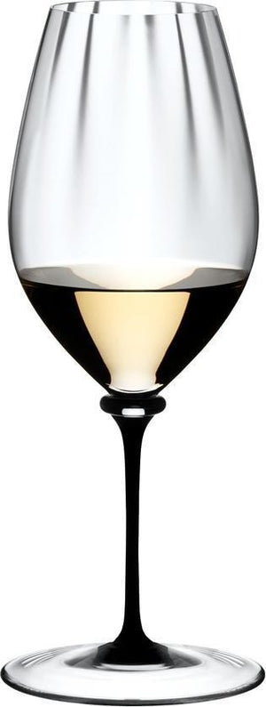 Riedel - Fatto a Mano Performance Riesling Glass with Black Stem & Clear Base - 4884/15D