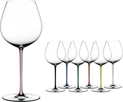 Riedel - Fatto a Mano Pinot Noir Wine Glass Pink Stem - 4900/07P