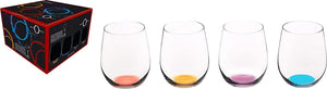 Riedel - Happy O Multi-Colour Wine Tumblers (Box of 4) - 5414/88