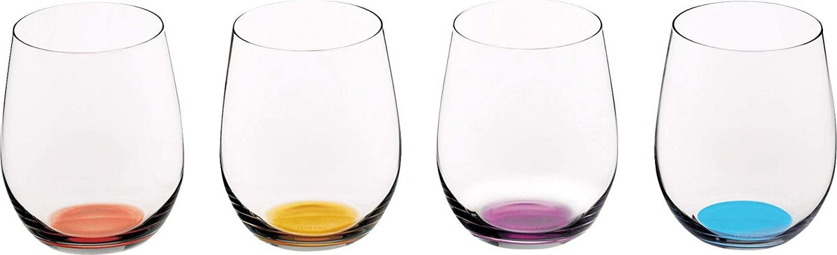 Riedel - Happy O Multi-Colour Wine Tumblers (Box of 4) - 5414/88