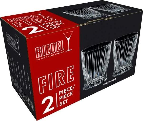Riedel - Tumbler Collection Fire Whisky Tumbler (Box of 2) - 0515/02S1