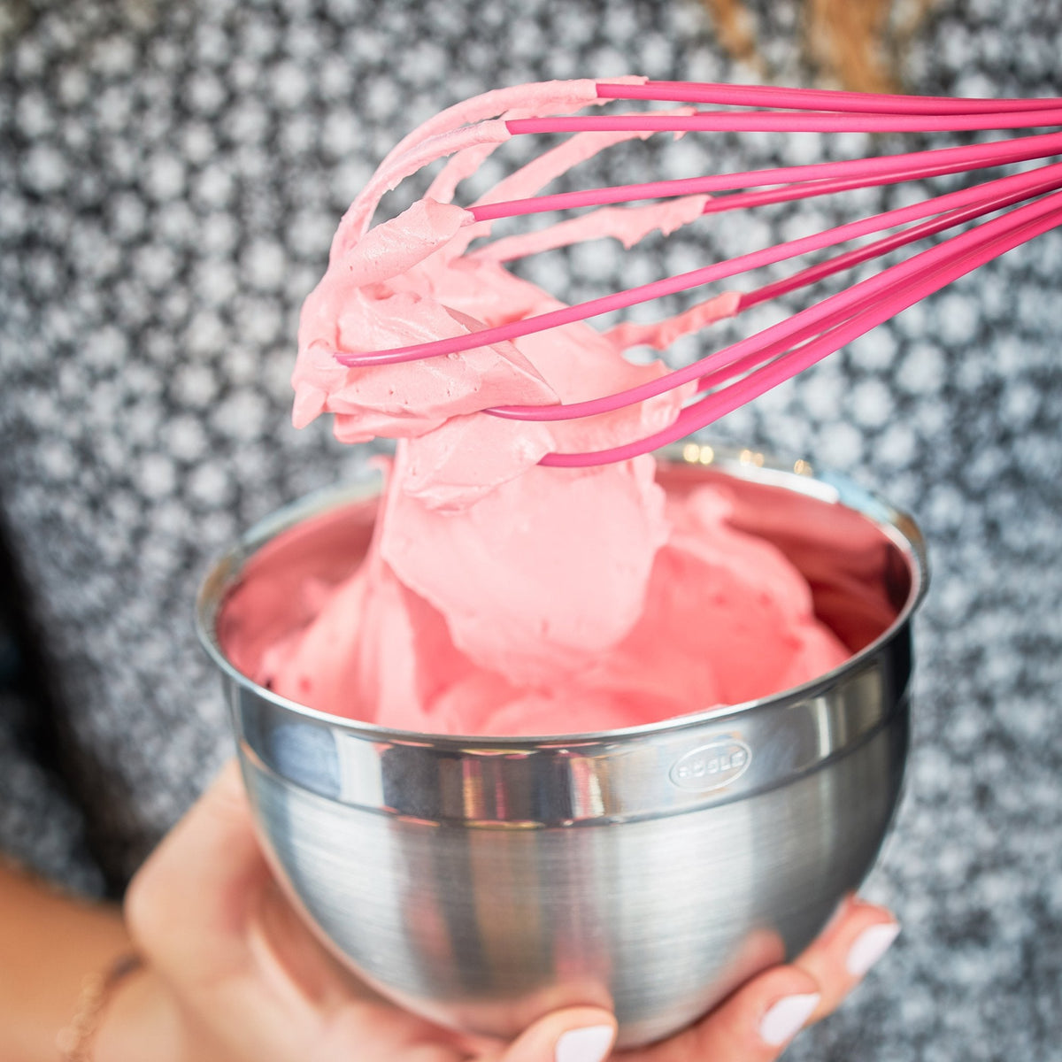 Rosle - 10.6" Silicone Whisk Pink (27 cm) - 13586