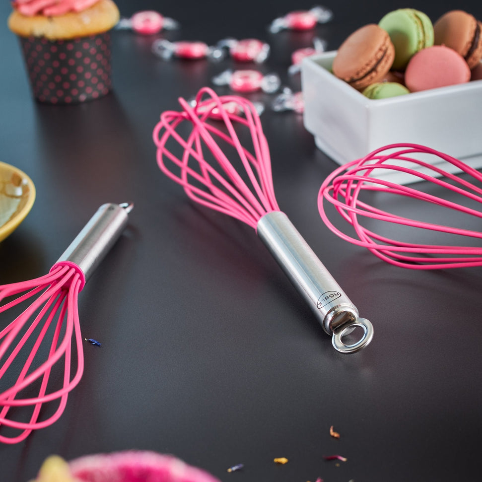 Rosle - 10.6" Silicone Whisk Pink (27 cm) - 13586