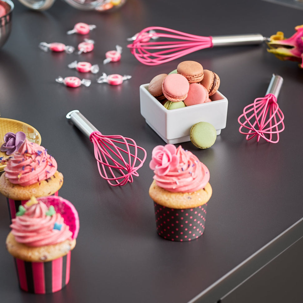 Rosle - 10.6" Silicone Whisk Pink (27 cm) - 13586