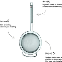 Rosle - 4.7" Strainer with Round Handle & Fine Mesh (12 cm) - 95252