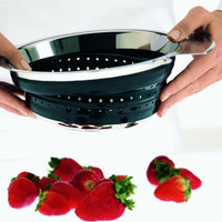 Rosle - 9.5" Foldable Colander Black (24 cm) - 16124