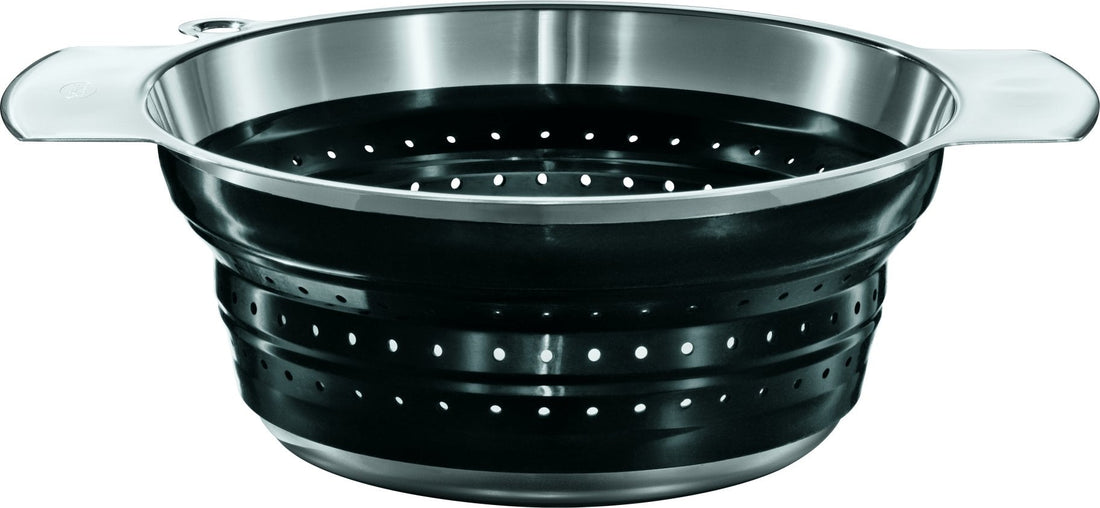 Rosle - 9.5" Foldable Colander Black (24 cm) - 16124