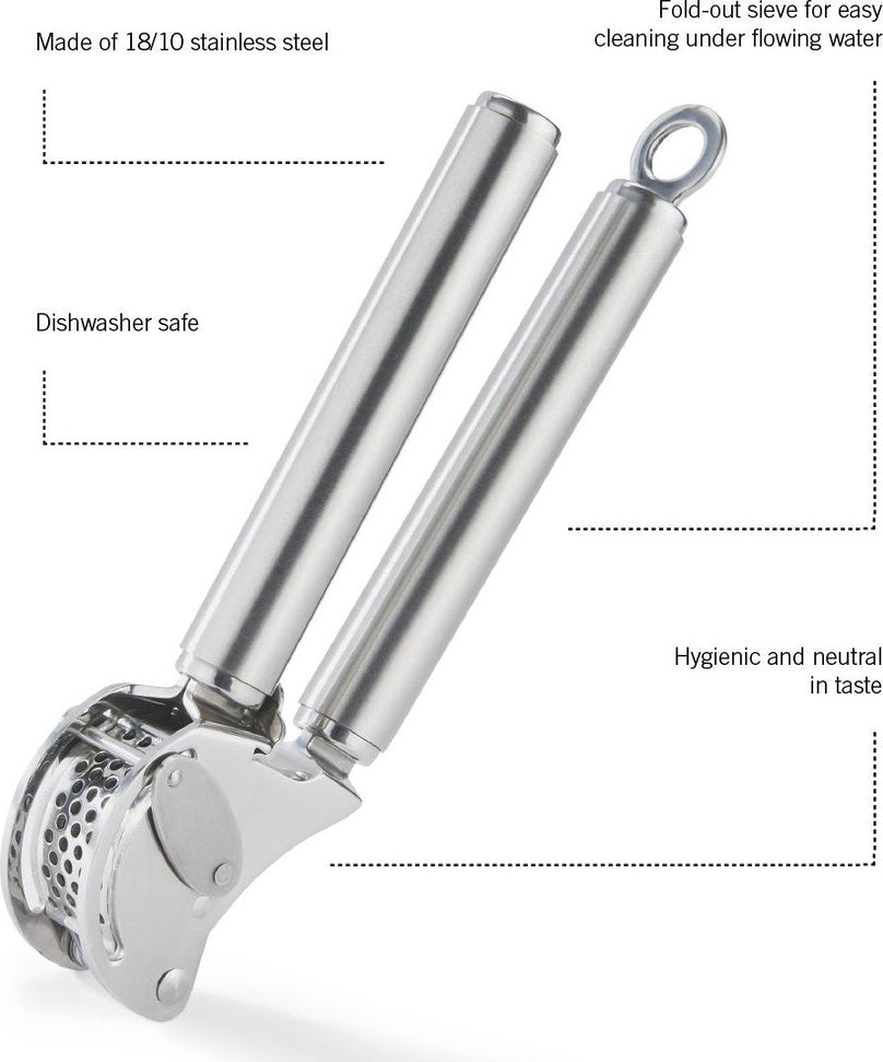 Rosle - Garlic Press with Scraper - 12895