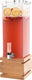 Rosseto - 2 Gallon Rectangular Bamboo Base Beverage Dispenser - LD112