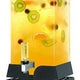 Rosseto - 3 Gallon Square Black Matte Pyramid Base Beverage Dispenser with Lock - LD149