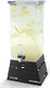 Rosseto - 4 Gallon Square Black Matte Pyramid Base Beverage Dispenser - LD140