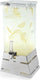 Rosseto - 4 Gallon Square Stainless Steel Pyramid Base Beverage Dispenser - LD139