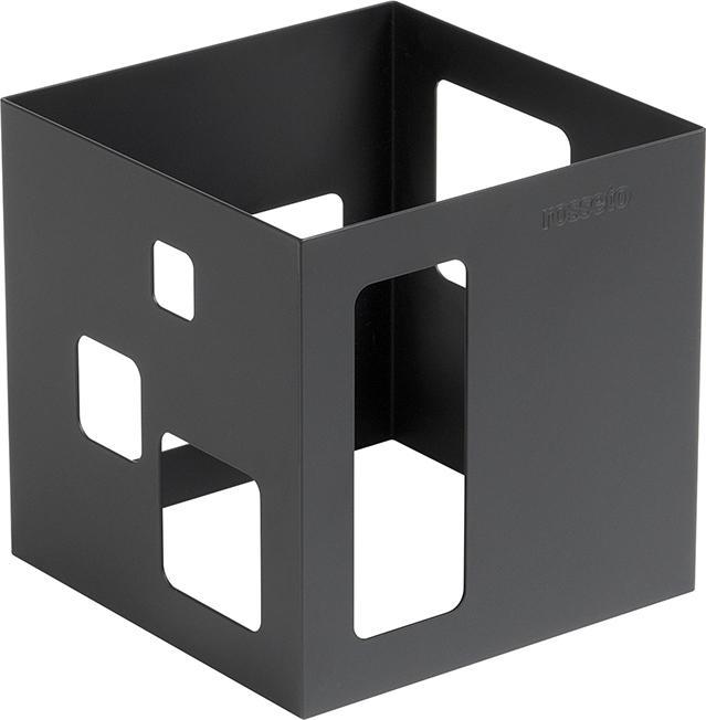 Rosseto - 7" Square Black Matte Steel Square Riser - SM115