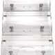 Rosseto - Clear Acrylic Three-Tier Bakery Display Case with Acrylic Stand - BAK1210