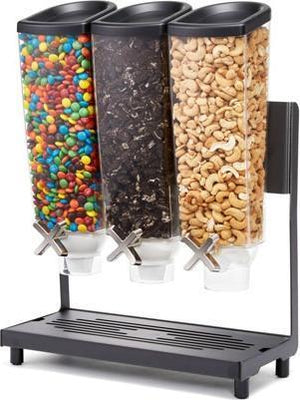 Rosseto - EZ-SERV Three Container Table Top Dispenser with Stand & Catch Tray - EZ576