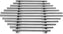 Rosseto - Honeycomb Small Stainless Steel Track Grill - SM225