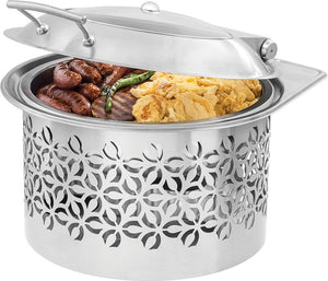 Rosseto - Iris Round Stainless Steel Warmer with Soft-Closing Lid - SM288