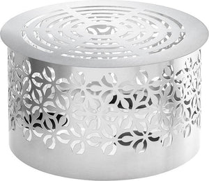 Rosseto - Iris Round Stainless Steel Warmer with Stainless Steel Grill - SM272