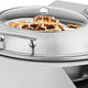 Rosseto - Multi-Chef Brushed Stainless Steel Round Chafer with Soft Closing Lid - SM289
