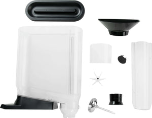 Rosseto - Pro-Bulk Tabletop Double Dispenser System with Black Acrylic Stand & Catch Tray - DS106