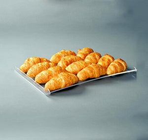 Rosseto - Set of 3 Clear Acrylic Rectangular Bakery Display Trays - BKM004