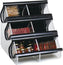 Rosseto - Six Compartment Black Acrylic EZ-Organizer - EZO739