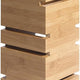 Rosseto - Skycap 12” Natural Bamboo Square Multi-Level Riser - SW100