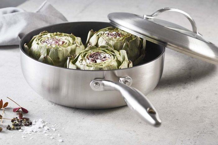 Scanpan - CTX 4 QT Deep Saute Pan with Lid 3.7L - S65082600