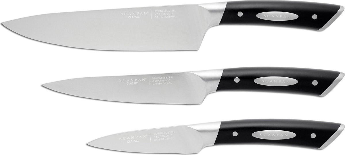 Scanpan - Classic 3 Piece Chef Knife Set - S92001800