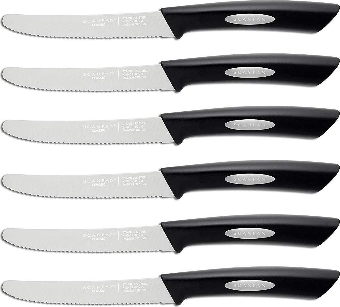 Scanpan - Classic 4.75" 6 Piece Steak Knife Set (12 cm) - S92000800
