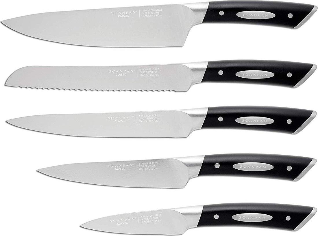 Scanpan - Classic 6 Piece Knife Block Set - S92000600