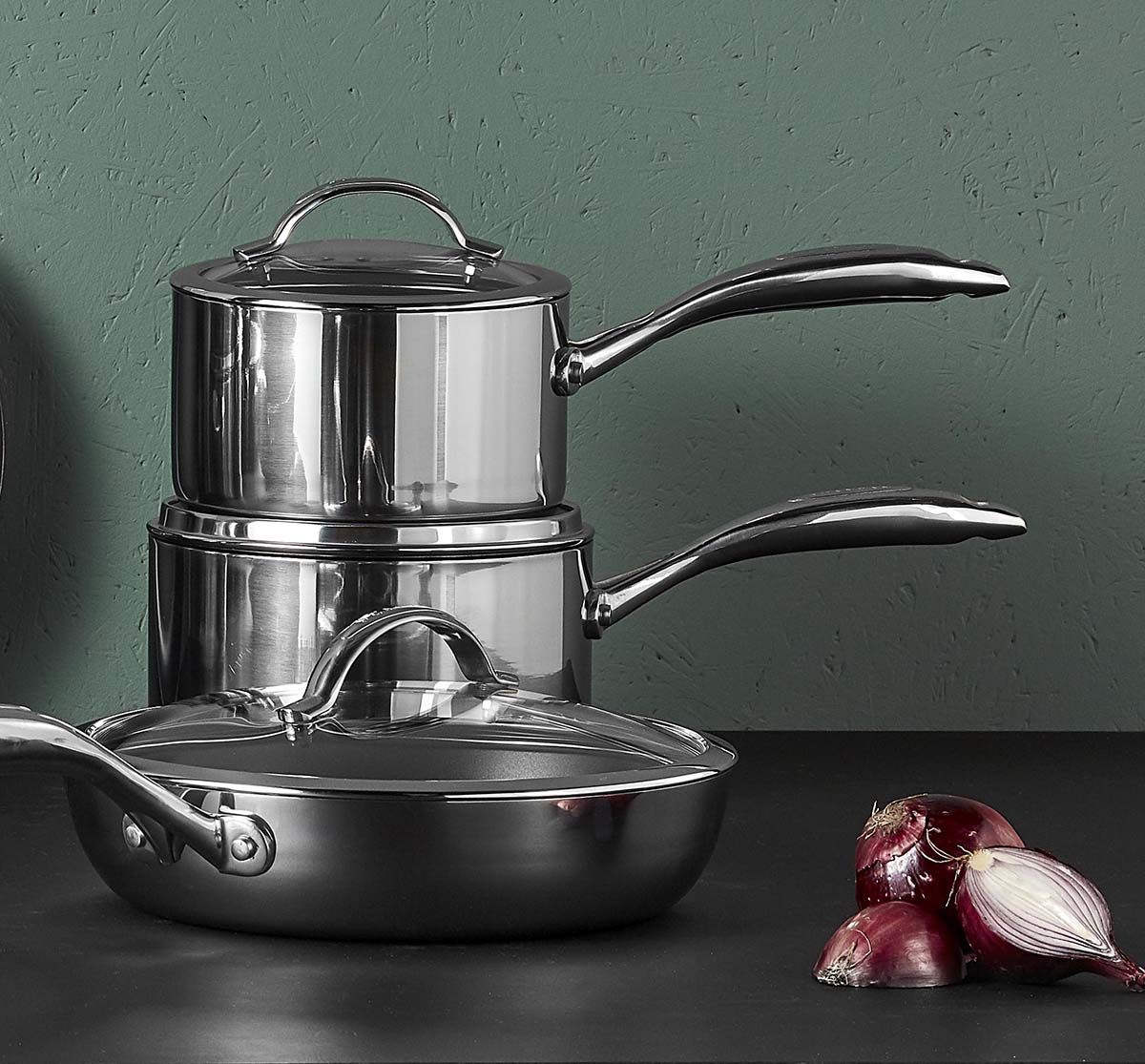 Scanpan - HAPTIQ 1.8L Sauce Pan With Lid (2 QT) - S6001231600