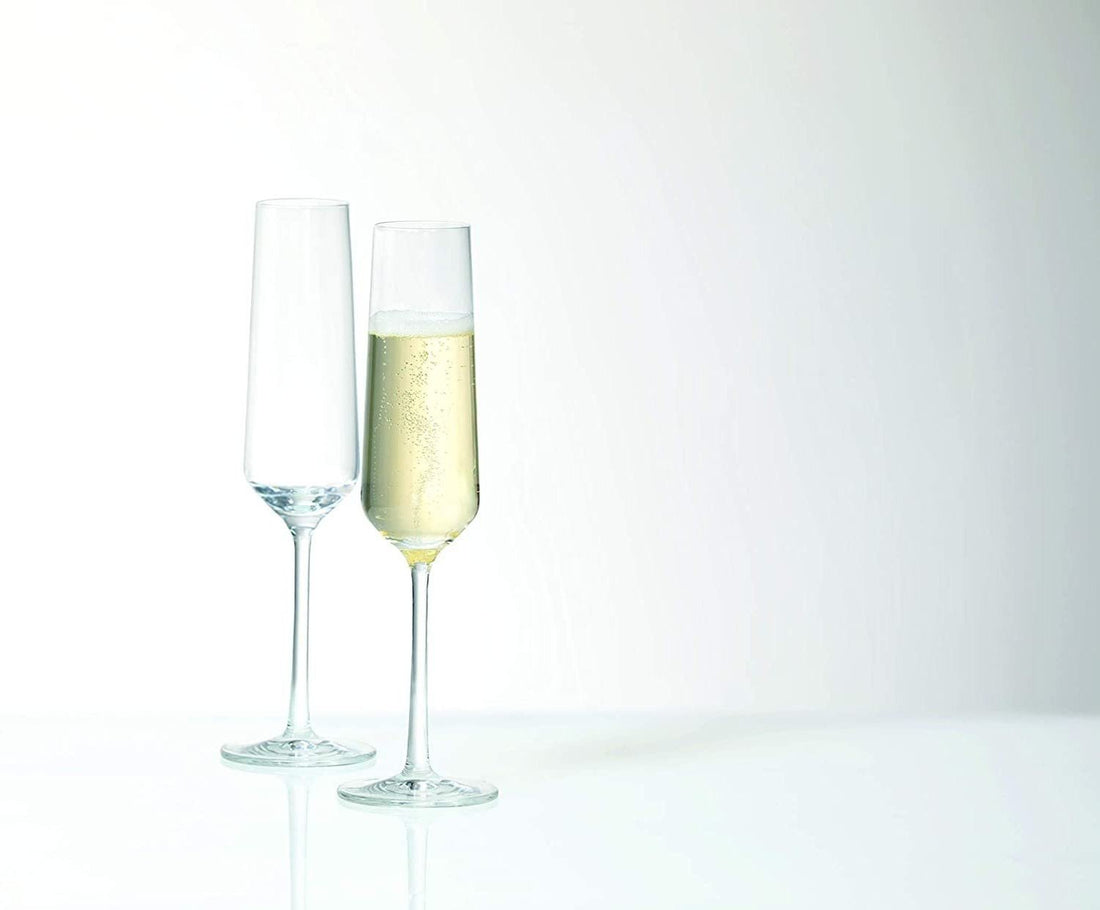 Schott Zwiesel - 13.1oz Sensa Champagne Flute Glasses, Pack of 6 - 0028.120591